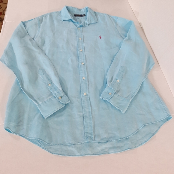 Polo Ralph Lauren Other - Polo Ralph Lauren Linen Long Sleeve Shirt